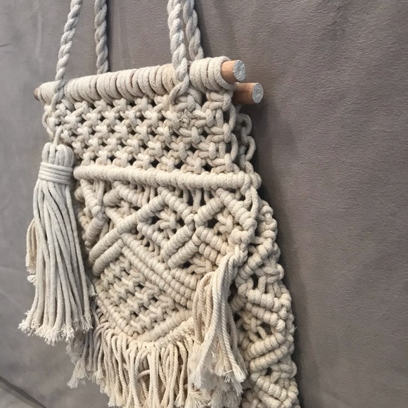Zara Basic Macrame Braided Handbag - Picture 6 of 7